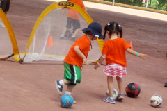 kids playing soccer